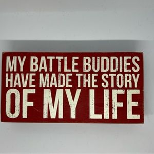 Primitives by Kathy patriotic distressed box sign